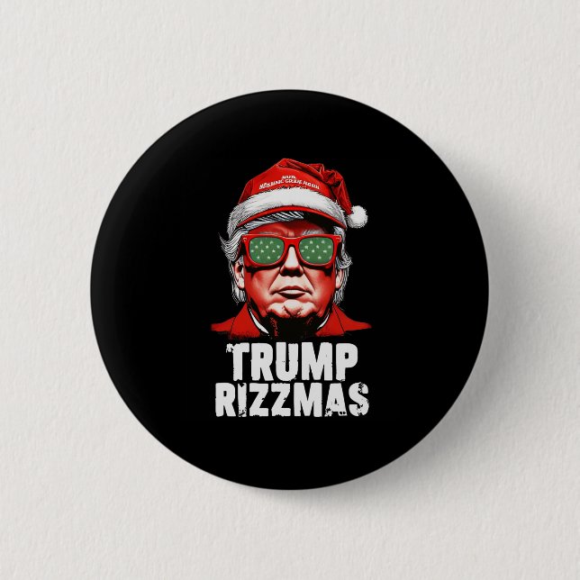Skibidi Trump Rizzmas jul Rizz Jultomten C Knapp (Framsida)