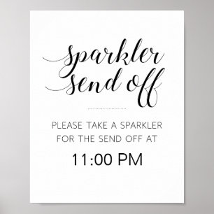 Skicka av signatur för elegant bröllop-miniatyrdia poster