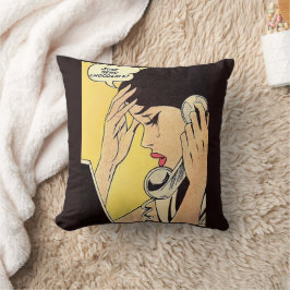 Skicka bara tecknaden Chocolate Vintage Kudde