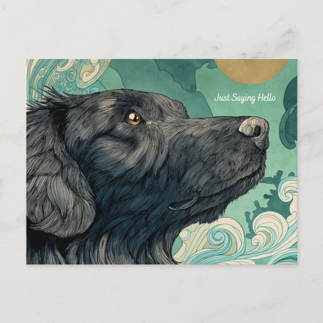 Skicka bara vykort för Hej Hund (Framsida)