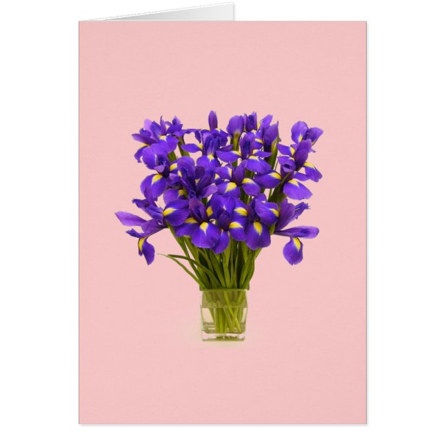 Skicka blommor hälsningskort (Framsidan)