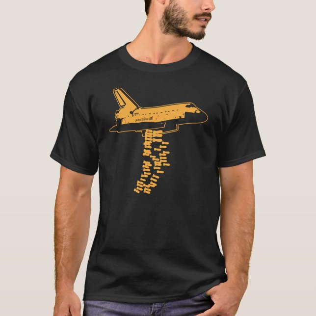 Skicka bombplanen t-shirt (Framsida)