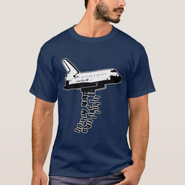Skicka bombplanen tee shirt (Framsida)