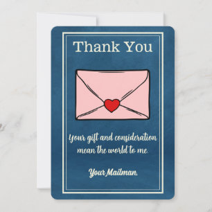 skicka Brev Carrier Mailman Postal Mail Carrier Tack Kort