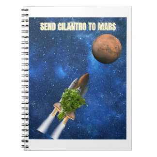 Skicka Cilantro till Mars-anteckningsbok Anteckningsbok