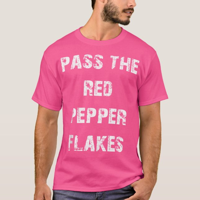 Skicka de röda pepparflingorna t shirt (Framsida)