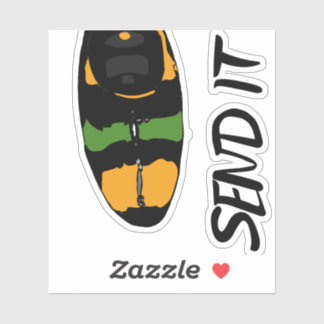 Skicka den och Dagger Outlaw Kayak Vinyl Sticker P Klistermärken