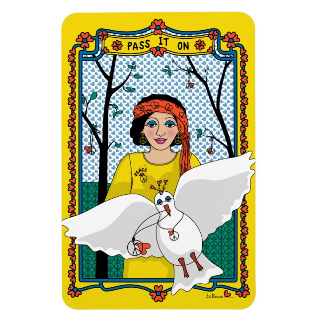 Skicka den på_B_4x6-kylare Magnet (Vertikal)