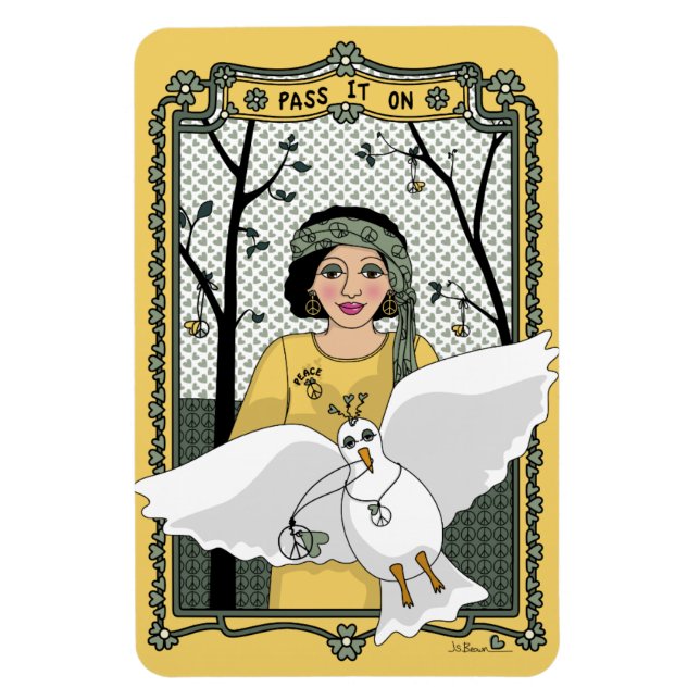 Skicka den på_C_4x6-kylare Magnet (Vertikal)