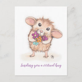 Skicka dig ett Virtuellt vykort för hug-mus