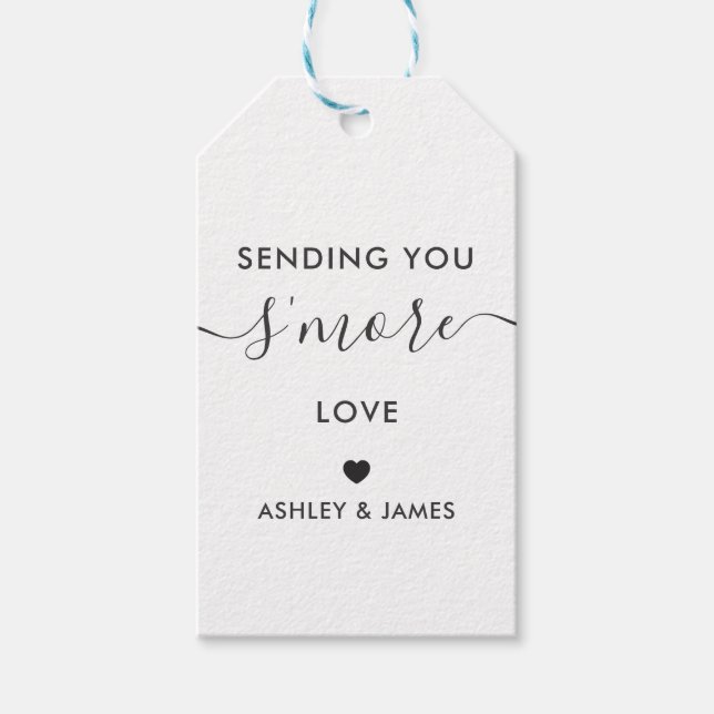 Skicka dig mer Kärlek Märkre, Bröllop Märkre, Kraf Presentetikett (Framsidan)