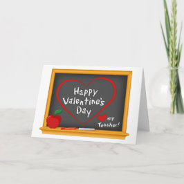 Skicka din Alla hjärtans dagslärare Hälsning Tack Kort