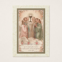 Skicka din skyddsängel till Mass Heliga Card Visitkort