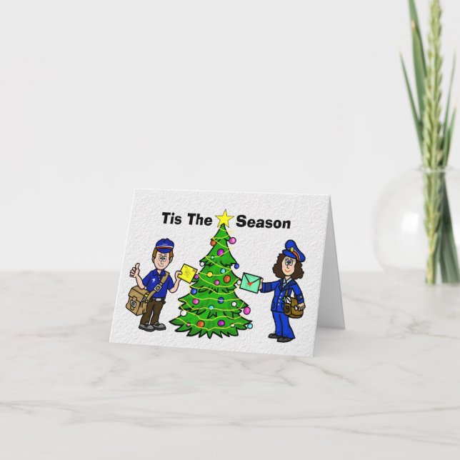 Skicka dina julkort till julkortet i Tidigt Helgkort (Framsida)