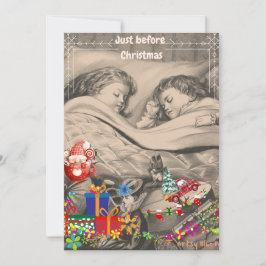 Skicka ditt eget speciella julkort med platt desig