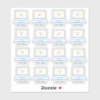 Skicka e-post till bärbar dator klistermärken