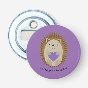 Skicka en Hedgehug Hedgehog till dig Flasköppnare