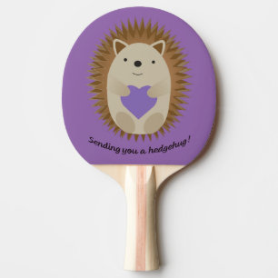 Skicka en Hedgehug Hedgehog till dig Pingisracket