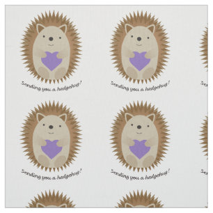 Skicka en Hedgehug Hedgehog till dig Tyg