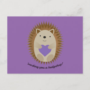 Skicka en Hedgehug Hedgehog till dig Vykort