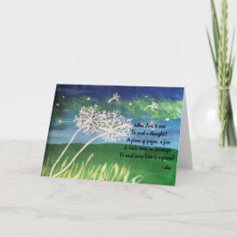 Skicka en tanke kort