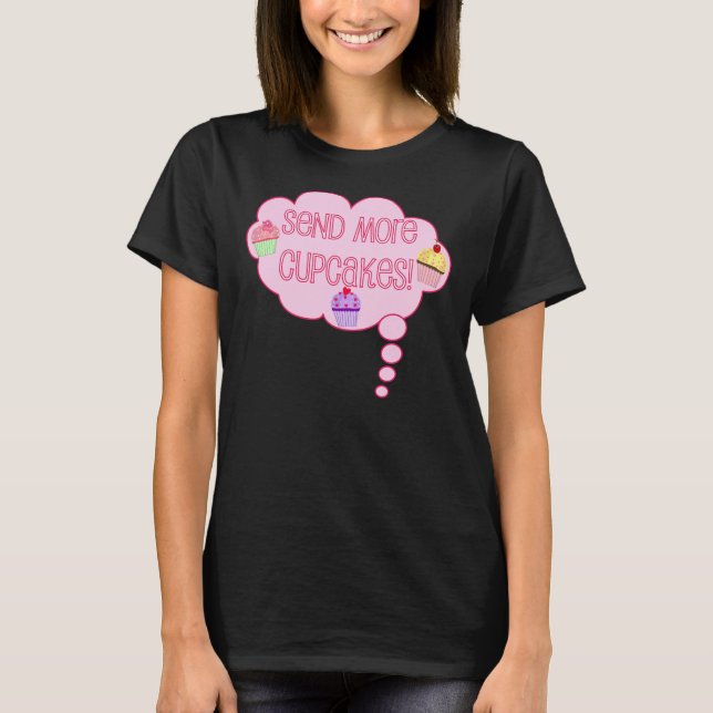 Skicka fler muffinsar! tee (Framsida)