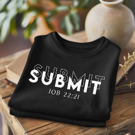 Skicka för manar och kvinnliga kristna T-Shirt