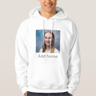 Skicka foto för Anpassningsbar från bild och Perso Hoodie