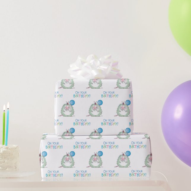 SKICKA HÅRIGETS BEAST av Sandra Boynton Presentpapper (Festgåvor)