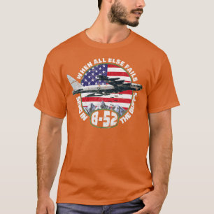Skicka in B52 Stratofort Bomber Desig T Shirt