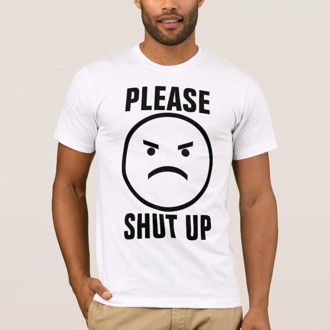 SKICKA IN (STOP TALKING) T-SHIRTS (Framsida)