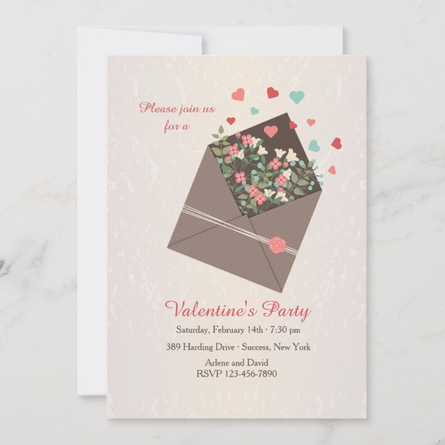 Skicka inbjudan till Kärlek (Framsida)