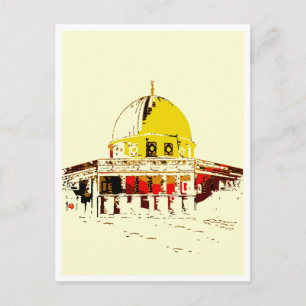 Skicka Jerusalems skönhet: Dome of the Sten Travel Vykort