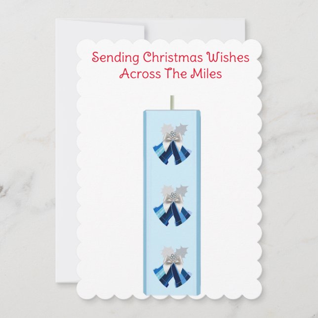 Skicka julkort till Önskemål Tack Kort (Framsida)