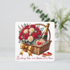 Skicka Kärlek - Alla hjärtans dagskort Tack Kort