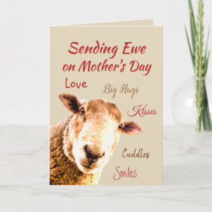 Skicka Kärlek Hugs Kisses Mors dag Tack Kort