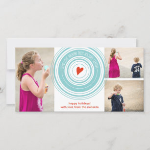 Skicka Kärlek runt x3 Julkort