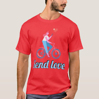 Skicka kärlek tjej t shirt