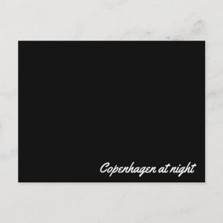 Skicka kortet till Köpenhamn på natten Vykort