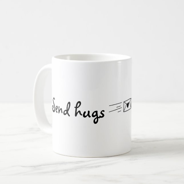 Skicka kranar kaffemugg (Framsida vänster)