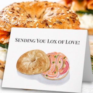 Skicka Lox of Love Bagels Rökt Lax Kort