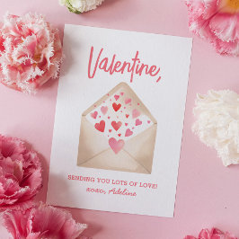 Skicka massor av Kärlek Kids Valentines day Anteckningskort