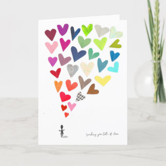 Skicka massor av Kärlek-kort till dig Kort