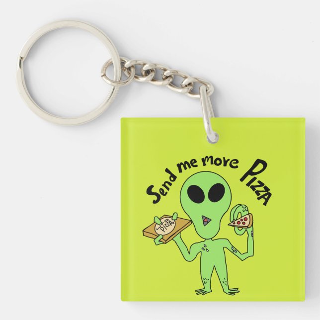 Skicka mer pizza ufo (Framsidan)