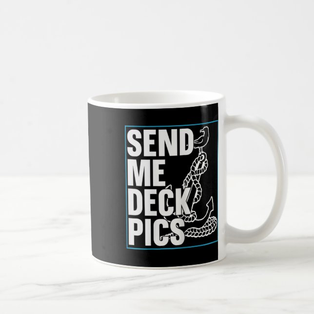 Skicka mig däckbilder - Seglar Hob  Kaffemugg (Höger)