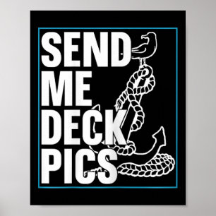 Skicka mig däckbilder - Seglar Hob Poster