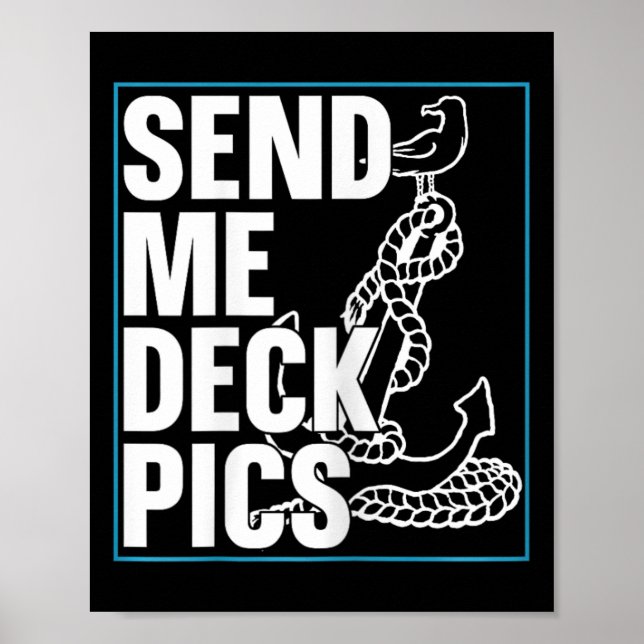 Skicka mig däckbilder - Seglar Hob  Poster (Framsidan)