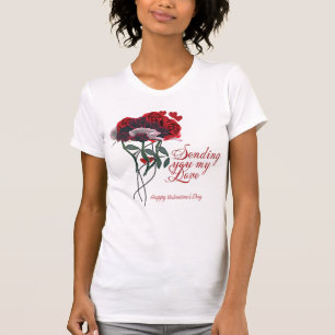 Skicka mig min Alla hjärtans dag i kärlek Lyckli T Shirt