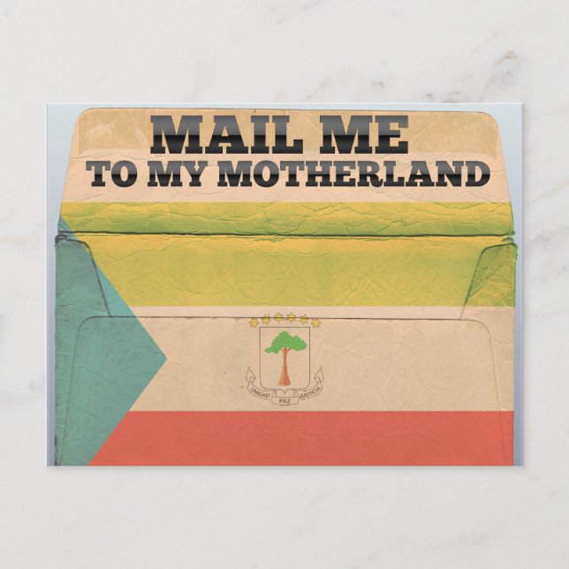 Skicka mig till Ekvatorialguinea Vykort (Framsida)