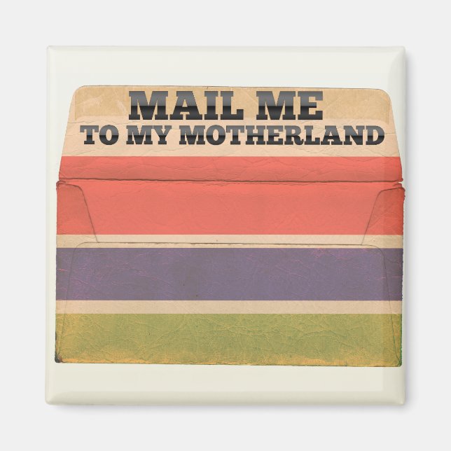 Skicka mig till Gambia Magnet (Framsidan)